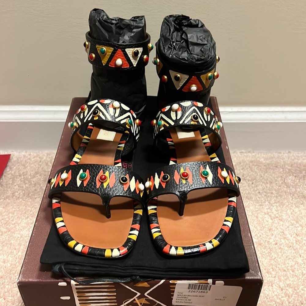 Valentino Garavani - Studded Open Toe Sandal